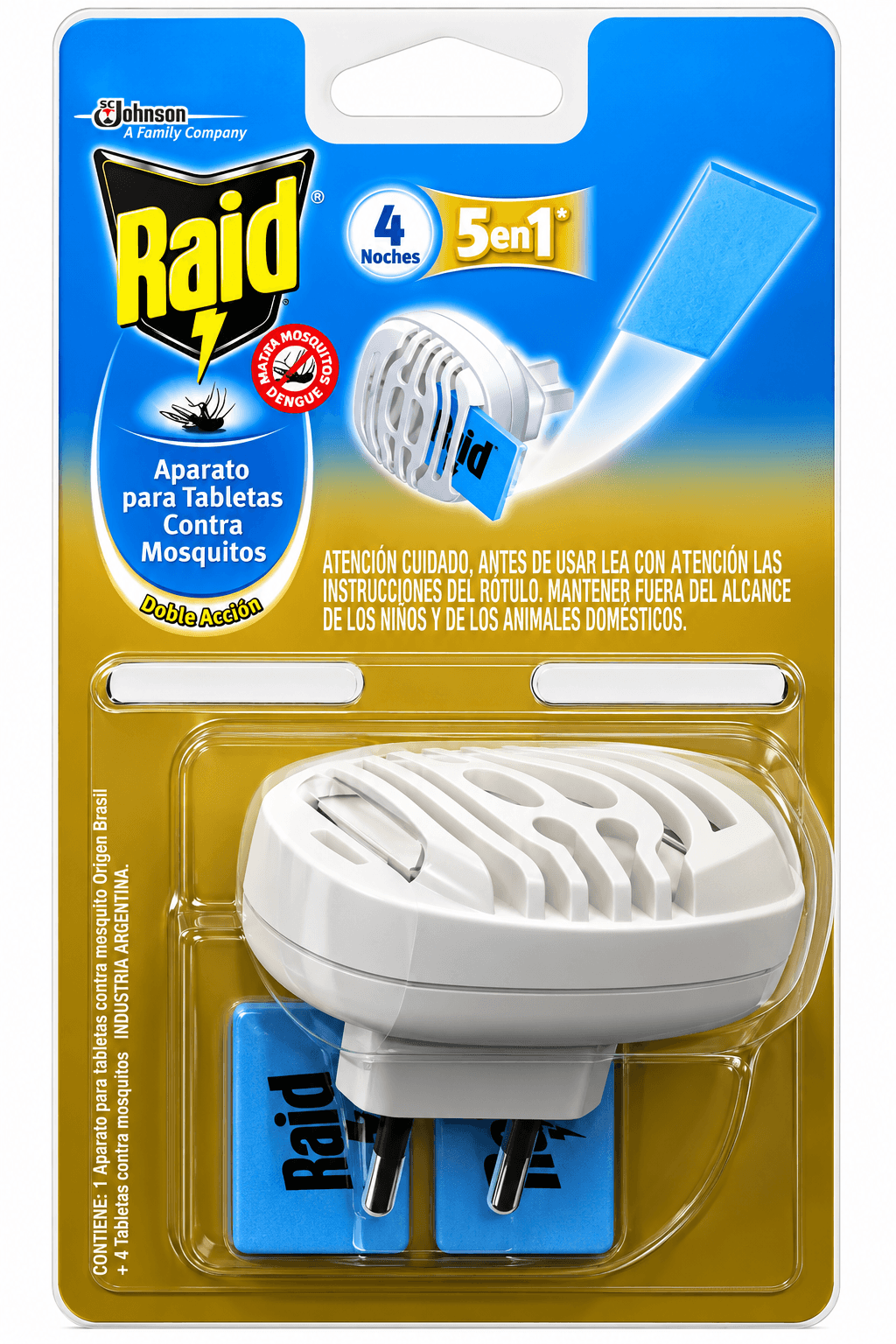 RAID APARATO PORTATABLETAS + 4 TABLETAS