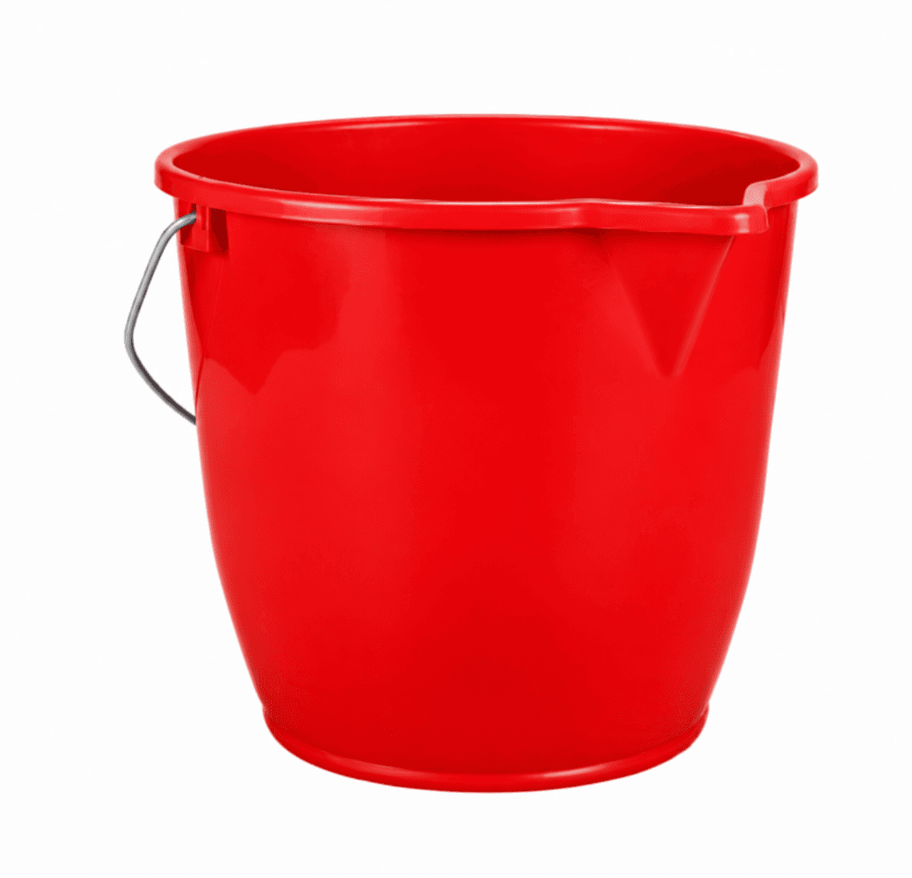 BALDE PLASTICO X 13L CON MANIJA DE HIERRO