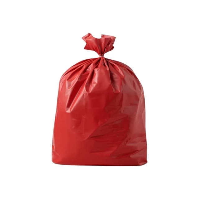BOLSAS DE RESIDUO 45X60 CM X 30 UNIDADES ROJA
