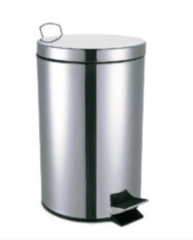 CESTO DE RESIDUO ACERO INOXIDABLE X 20L
