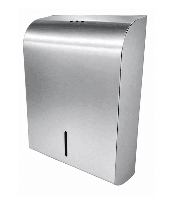 DISPENSER PARA TOALLAS INTERCALADAS ACERO INOXIDABLE