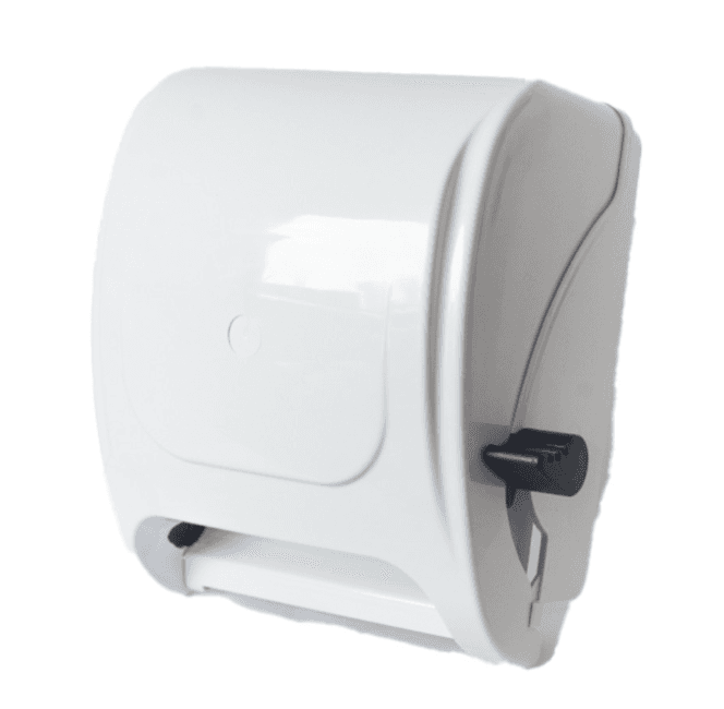 DISPENSER CON PALANCA PARA TOALLAS EN ROLLO