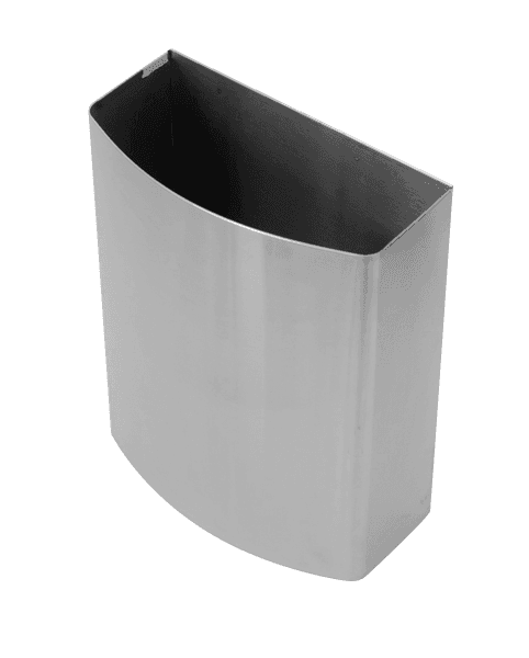CESTO DE RESIDUO ACERO INOXIDABLE CHICO - PARED
