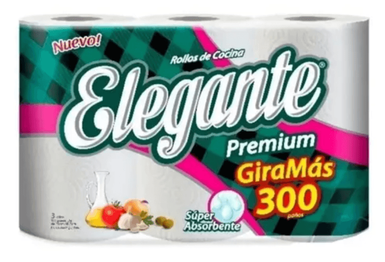 ROLLO DE COCINA X 100P X 3U ELEGANTE