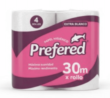 PAPEL HIGIENICO X 30M X 4U ECOLOGICO