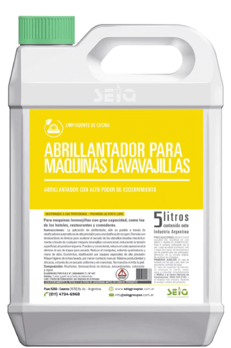 ABRILLANTADOR MAQUINA LAVA VAJILLA X 5L