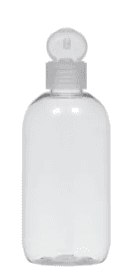 ENVASE CRISTAL CON TAPA FLIP TOP X 500CC