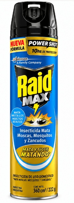 RAID MAX MATA MOSCAS Y MOSQUITOS X 370CC
