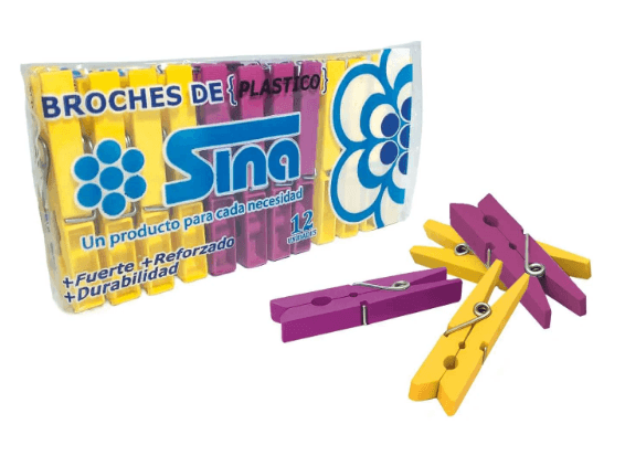 BROCHES REFORZADOS X 12U