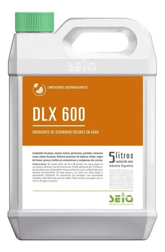 DISOLVENTE DE SEGURIDAD SOLUBLE EN AGUA X 5L