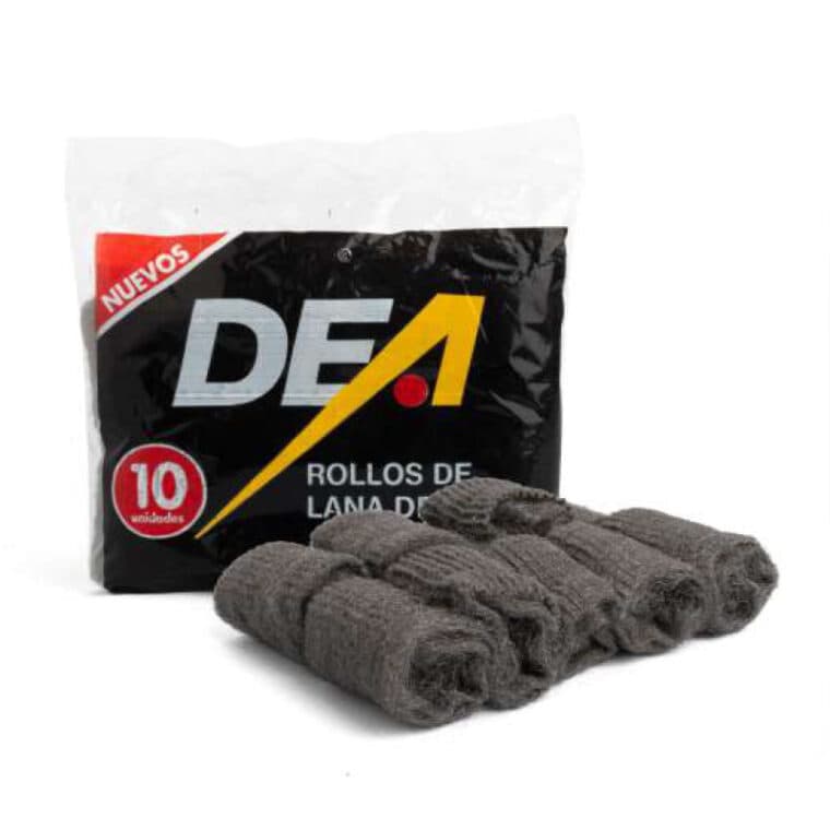 LANA DE ACERO X 10 ROLLOS X 70 GRAMOS DEA