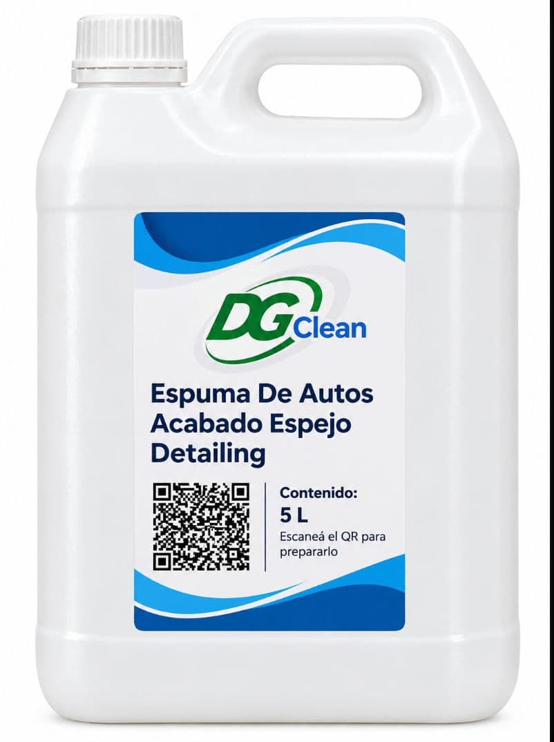 ESPUMA ACTIVA ACABADO ESPEJO PARA LAVADO X 5L