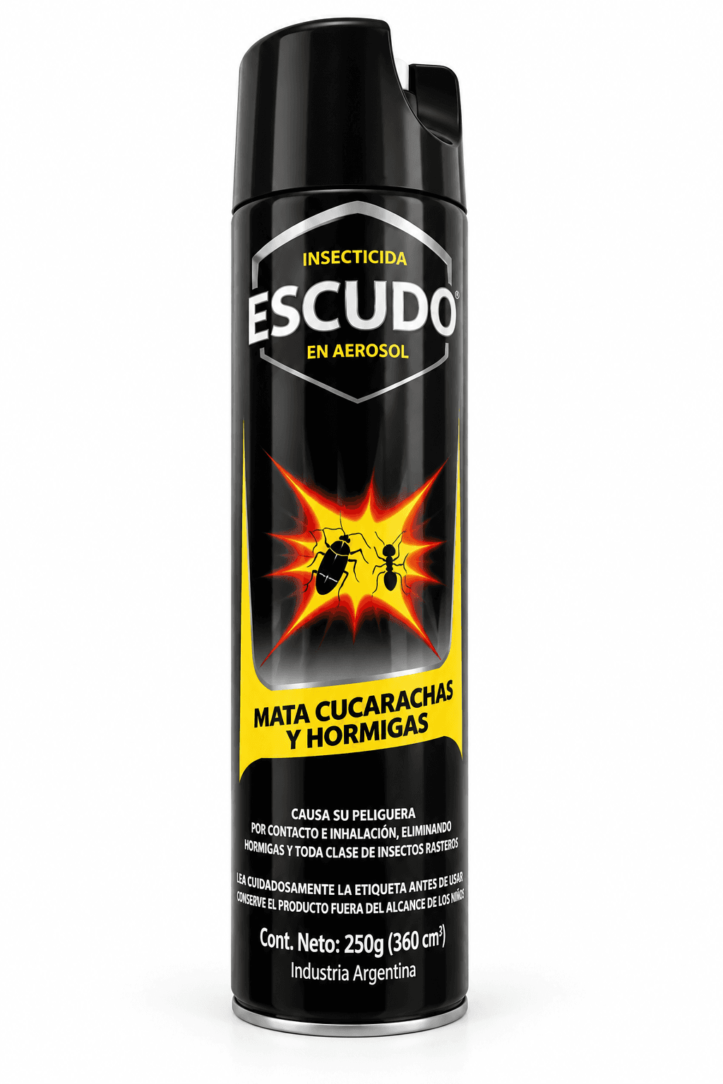 INSECTICIDA CUCARACHAS HORMIGAS X 360CC ESCUDO