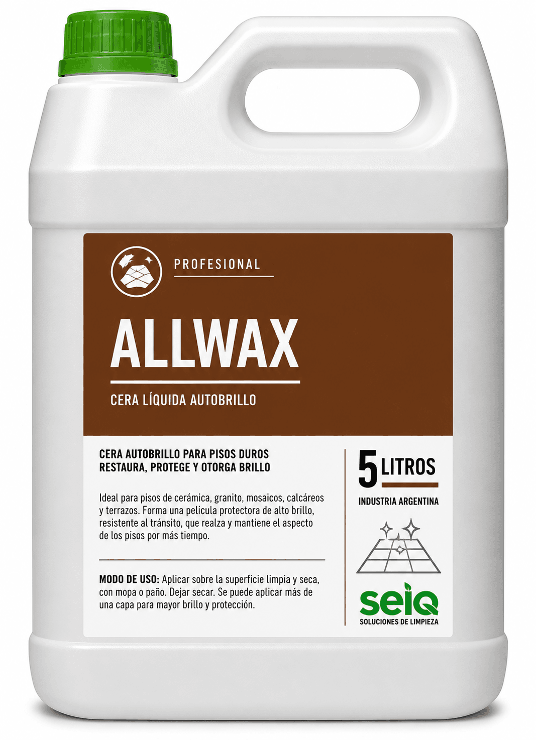 CERA ACRILICA NEGRA X 5L