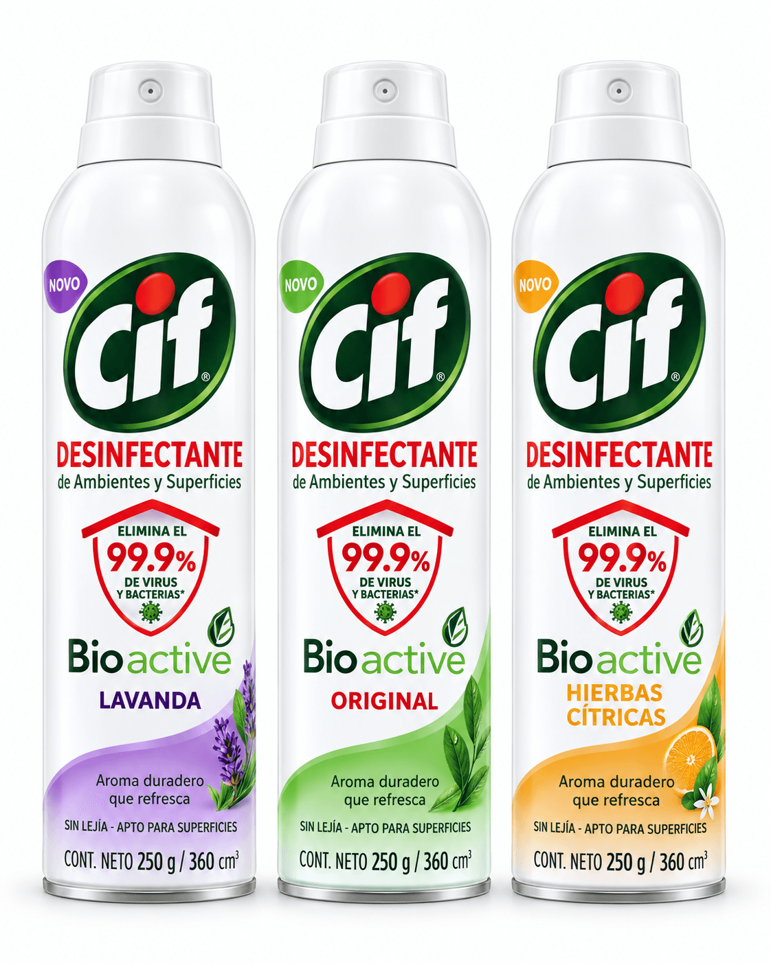 CIF DESINFECTANTE AEROSOL X 360CC