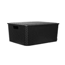 ORGANIZADOR NEGRO RATÁN GRANDE