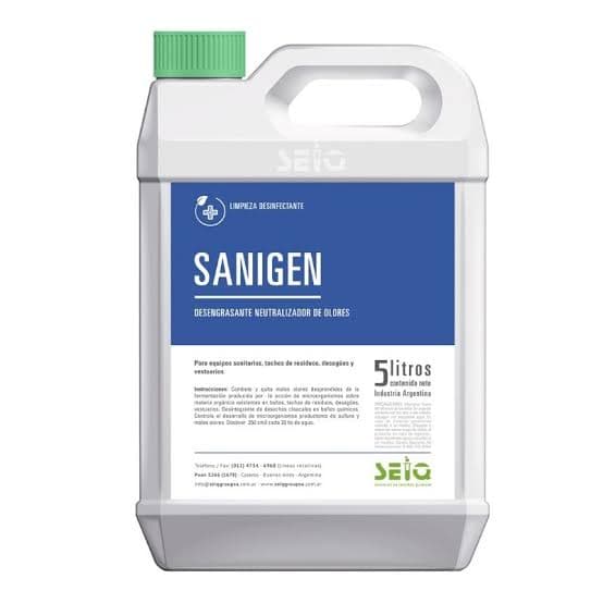 DESENGRASANTE NEUTRALIZADOR DE OLORES X 5L
